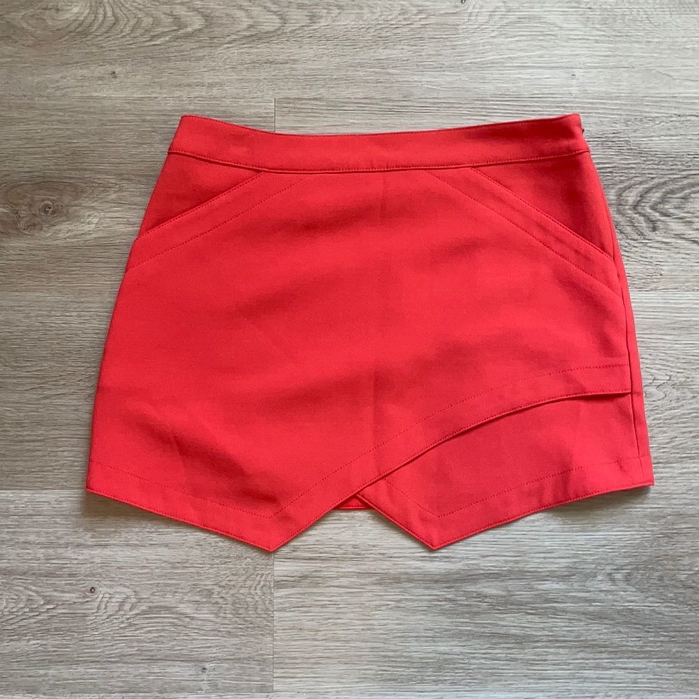 BCBG MaxAzria Cross Cross Pink Skirt with Pockets Small